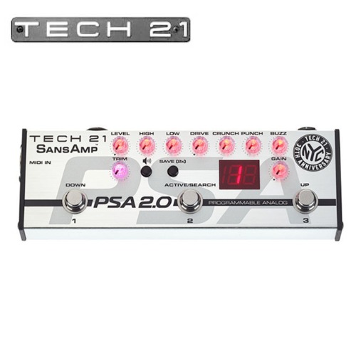 Tech21 - SansAmp PSA 2.0 기타 &amp; 베이스 프리앰프
