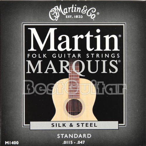 인천 서구/마틴(Martin)Marquis Silk&amp;Steel M1400 통기타줄(0115-047)