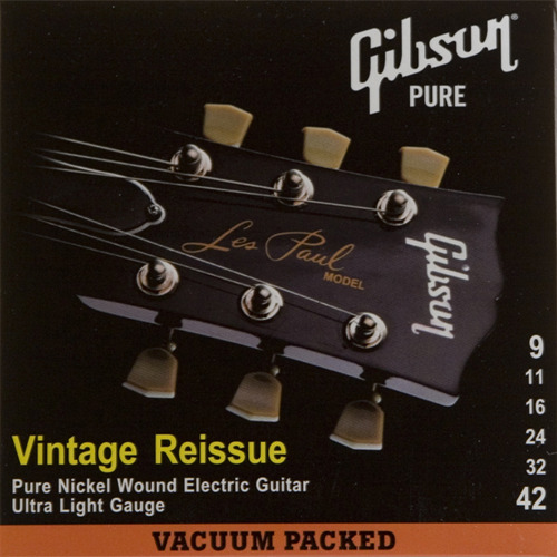 인천 서구/Gibson Vintage Reissue Pure Nickel 일렉기타줄 SEG-VR9 (009-042)