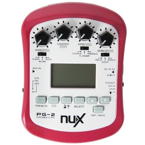기타이펙터/헤드폰 앰프/Nux PG-2 Portable Guitar Effects/일렉기타 이펙터