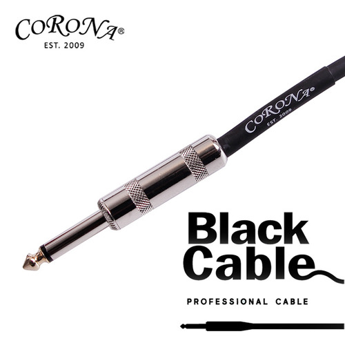 기타&amp;베이스 케이블 7m/코로나(Corona)Black Cable CBC70