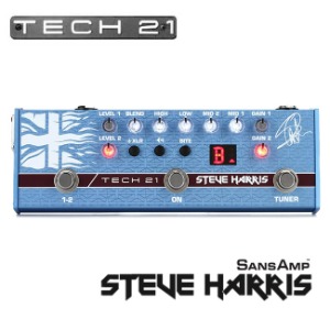 Tech21 - Steve Harris SansAmp (SH1) 스티브 해리스 산스앰프 (아이언 메이든)어댑터 포함 (9V 300mA)