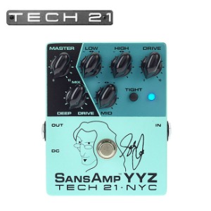 Tech21 - Geddy Lee SansAmp YYZ 게디 리 산스앰프 어댑터 포함 (9V 300mA)