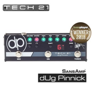 Tech21 - dUg Pinnick SansAmp (DP-3X) 더그 피닉 산스앰프 어댑터 포함 (9V 300mA)
