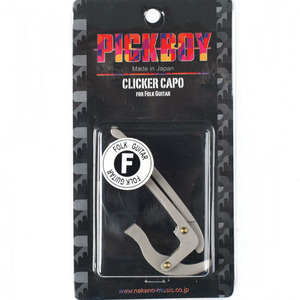PickBoy Clicker 통기타용 카포-Silver (PBCP250S)