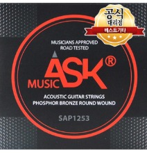 통기타줄 ASK MUSIC 포스포브론즈 국산 통기타 스트링 SAP1253
