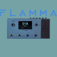 Flamma - FX200 그레이색상 모델링 기타 멀티 이펙터 아답터포함