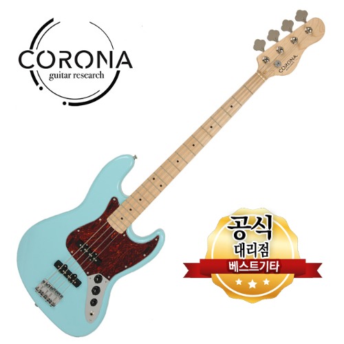 Corona - Standard Jazz  코로나 베이스기타 Daphne Blue (Maple)