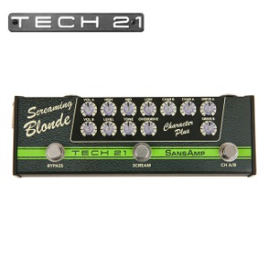 Tech21 - SansAmp Screaming Blonde 산스앰프 아날로그 프리앰프 (Fender + Tube Screamer)