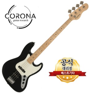 Corona - Standard Jazz  코로나 베이스기타 Black (Maple)