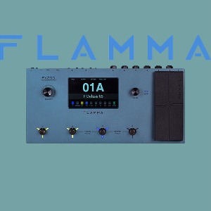 Flamma - FX200 그레이색상 모델링 기타 멀티 이펙터 아답터포함