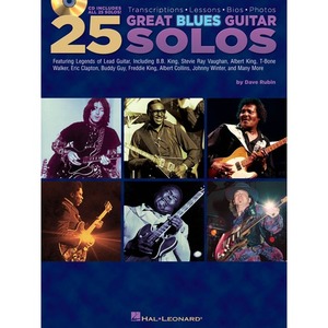 밴드스코어/타브악보/25 Great Blues Guitar Solos (CD포함)