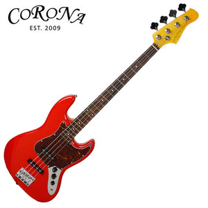 베이스기타/코로나 디럭스 재즈 베이스/코로나(Corona)CJB Deluxe Fiesta Red